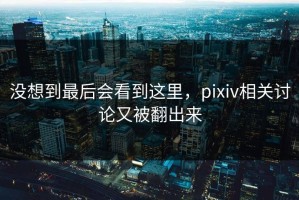 没想到最后会看到这里，pixiv相关讨论又被翻出来