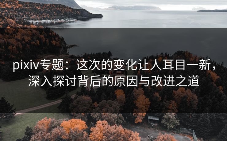 pixiv专题:这次的变化让人耳目一新,深入探讨背后的原因与改进之道 pixiv专题:这次的变化让人耳目一新,深入探讨背后的原因与改进之道