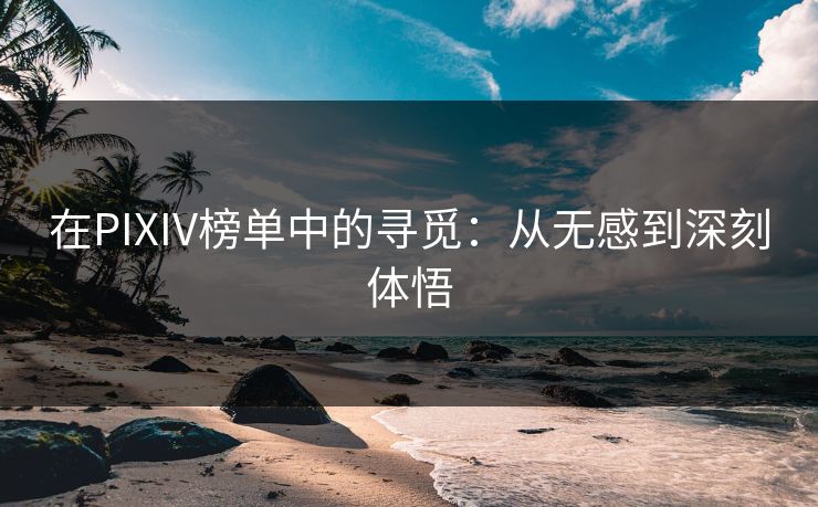在PIXIV榜单中的寻觅:从无感到深刻体悟 在PIXIV榜单中的寻觅:从无感到深刻体悟